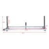 Portable Aluminum Steel Chainsaw Mill With Adjustable Planking Bar 14 To 48" - Silver - Image 3