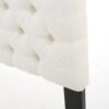 Annecy - Contemporary Upholstered Full / Queen Fabric Headboard - Ivory - Image 9