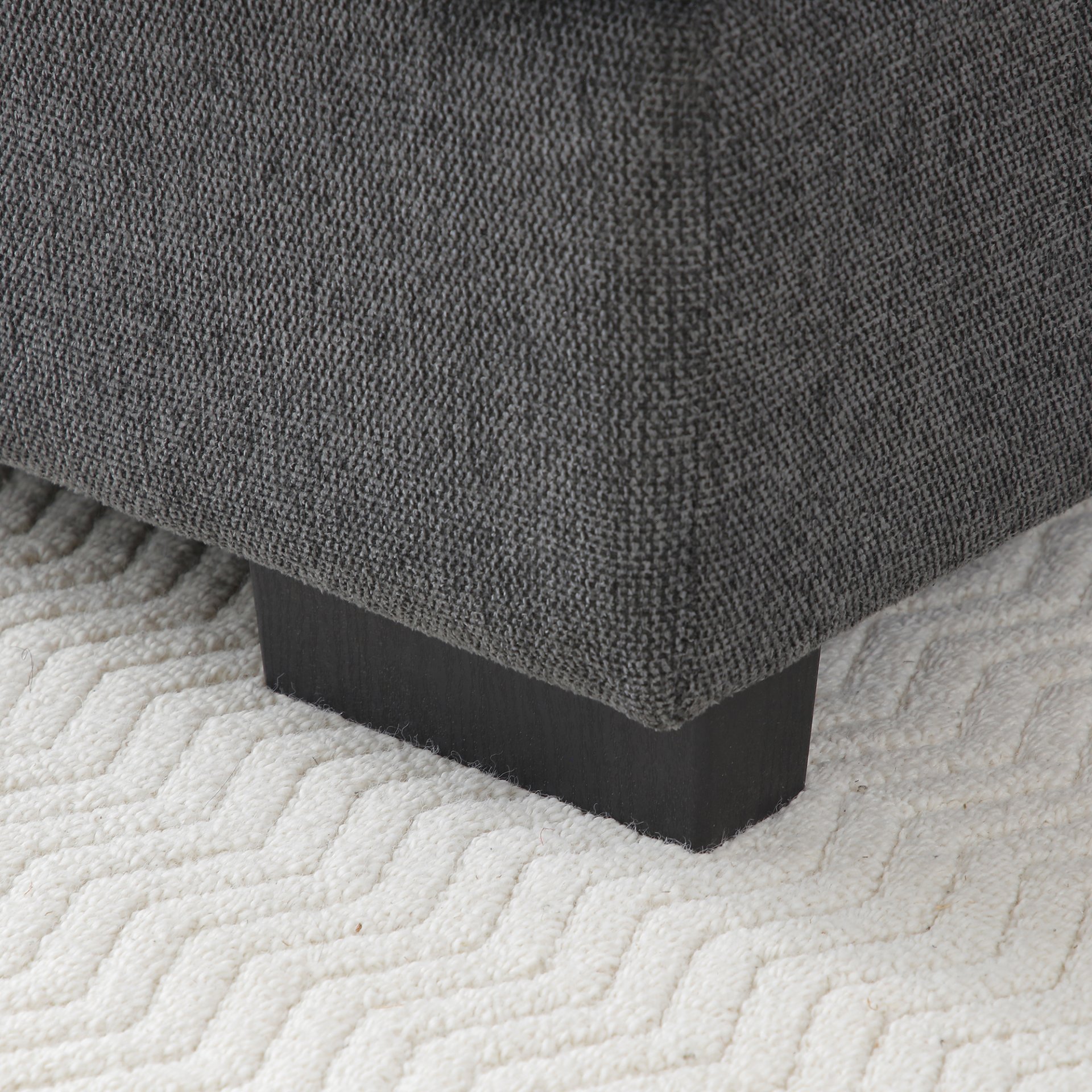 U Shaped Sofa With Console And Cupholders, 6 Seat Upholstered Sleeper Couch Set - Gray - Image 8