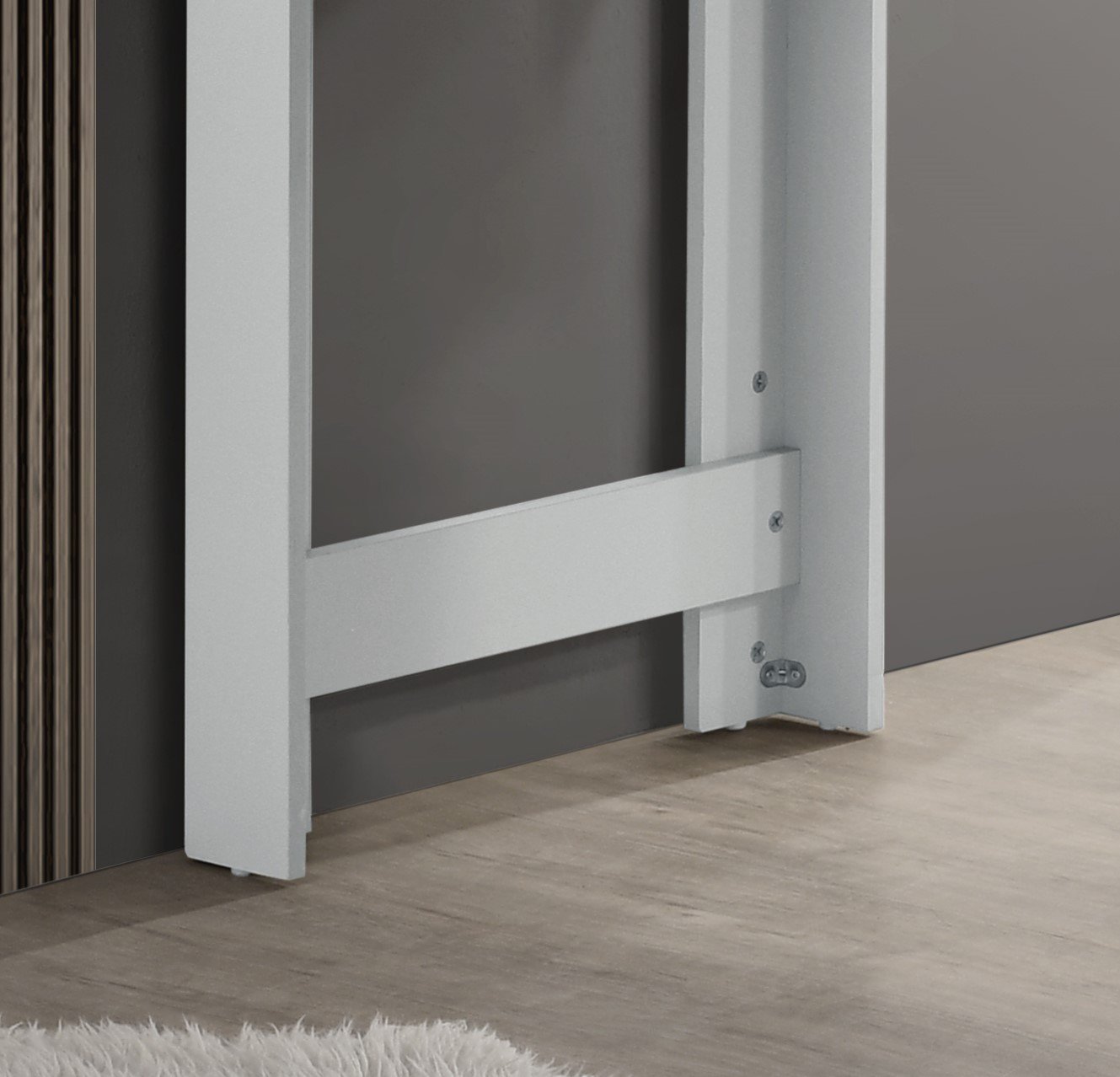 Alonzo - Small Space Counter Height Dining Table With Cabinet And Drawer Storage - Oak And White - Image 2