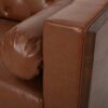 Contemporary 3 Seater Sofa With Tufted Design - Light Brown - Image 12
