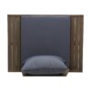 Outdoor Club Chair With Slatted Design And Water Resistance Cushion - Dark Gray - Image 8