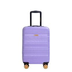 Carry On Luggage Airline Approved18.5" Carry On Suitcase With Tsa Approved Carry On Luggage With Wheels Carry On Bag Hard Shell Suitcases - Light Purple