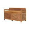 Oxford - 2 Drawer Storage Bench - Beige - Image 3