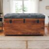 Buffalo - Hide Storage Trunk - Brown - Image 2