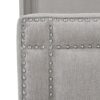 Elle - Wingback Upholstered King Bed - Silver Gray - Image 4