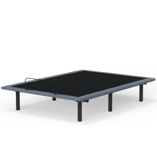 Btx4 - Queen Adjustable Bed Base With Head And Foot Position Adjustment - Black / Gray