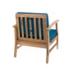 Kaleidoscope - Club Chair With Slat Paneling - Blue - Image 6