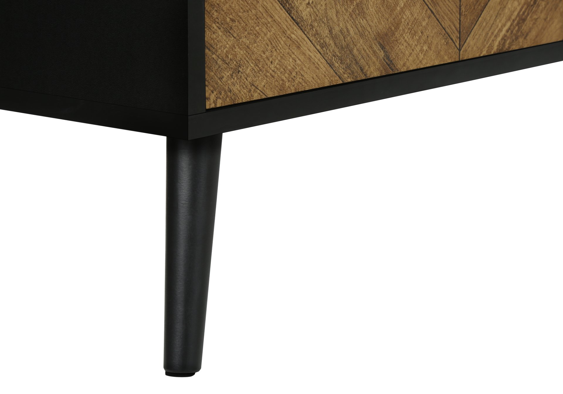 TV Stand, Console, Media Entertainment Center, Storage Cabinet, Modern Design - Black - Image 11