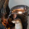Decorative Water Foutain With Otter Design, With Light And Pump, For Indoor And Outdoor - Brown - Image 5