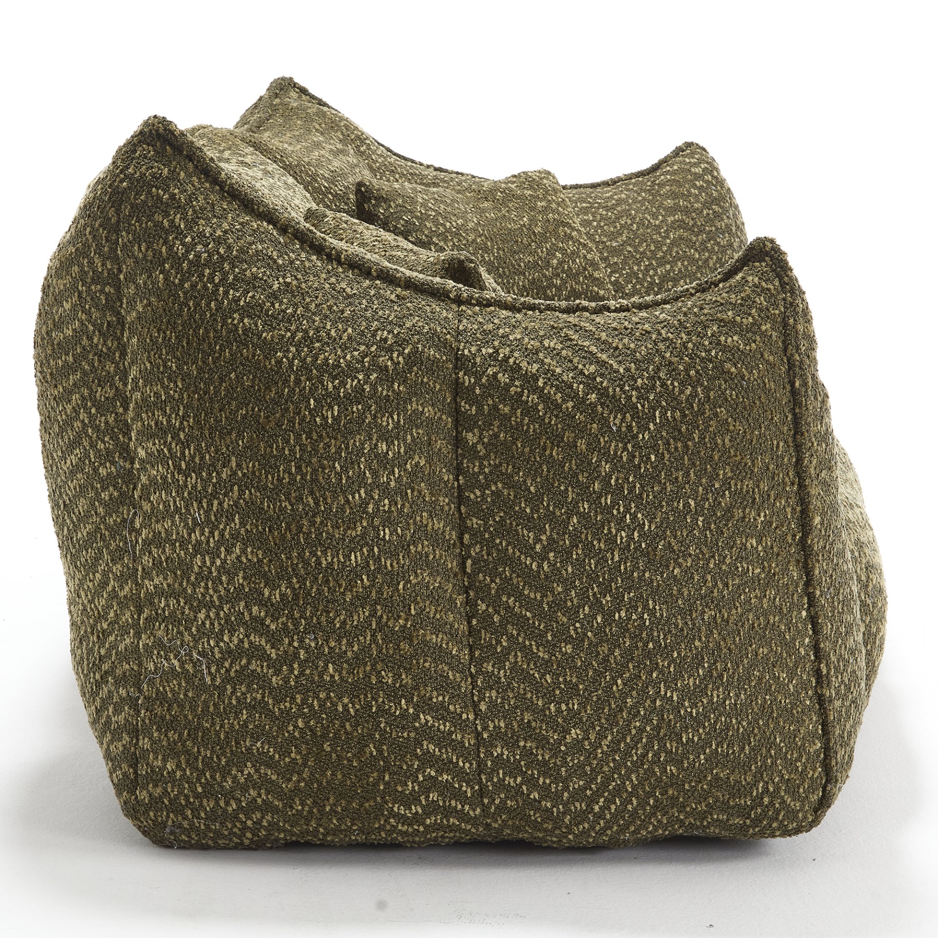 Comfortable Dual Beanbag Chair With High Resilience Foam Core For 2 People In - Olive Green - Image 19