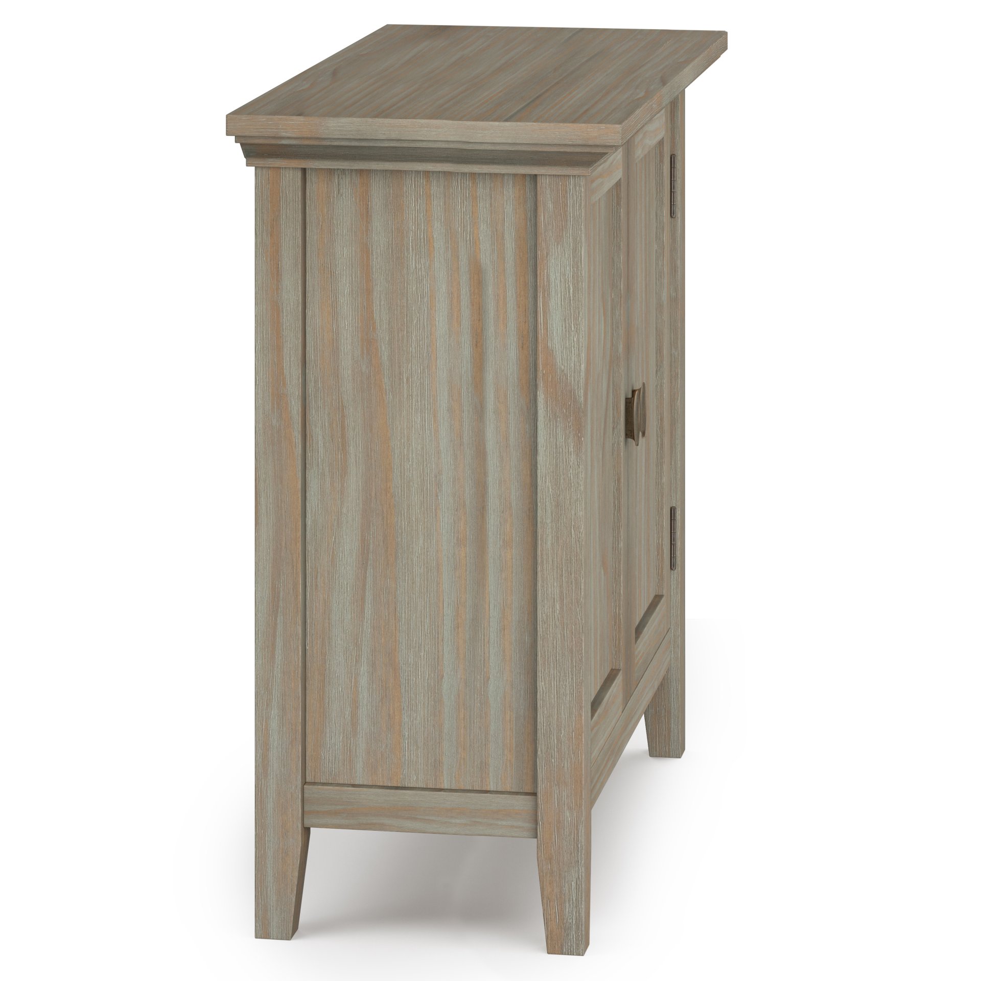 Redmond - Low Storage Cabinet - Distressed Gray - Image 4