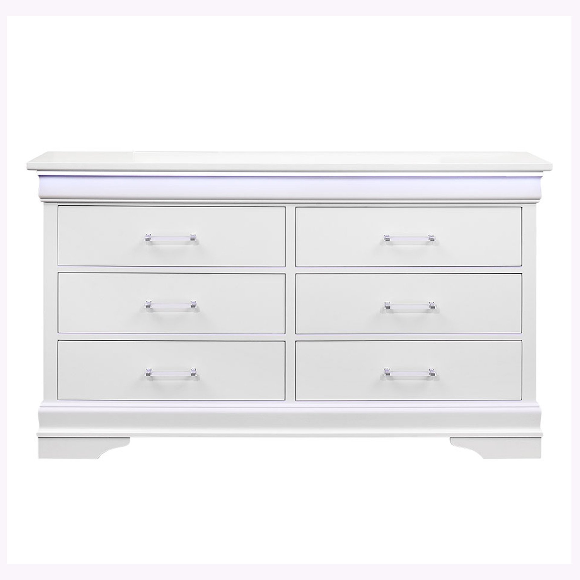 Charlston - Dresser With LED - White - Image 6