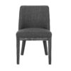 Modern Rustic Dining Chair (Set of 2) With Solid Wood Frame - Charcoal - Image 6