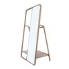 Clothes Hanger With Mirror, Large - Brown - Image 2