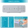Smart Toilet With Bidet Built In, Auto Open & Close, Elongated Heated Seat, Foot Sensor Flush, LED Display, Warm Water Wash - White - Image 10