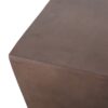 Outdoor Lightweight Concrete Side Table - Brown - Image 9