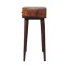 Curved Hallway Table - Chestnut - Image 7