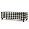 Contemporary Storage Ottoman With Seating And Storage - Black - Image 10