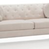 Elegant Contemporary Sofa - Ivory - Image 9