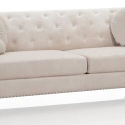 Elegant Contemporary Sofa - Ivory