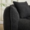 Cozy Beanbag Chair With High Resilience Foam Core For 2 - Black - Image 10