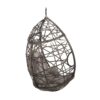 Marlin Hanging Egg Chair Basket With Teardrop Design - Gray - Image 7