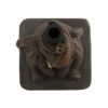 Charming Elephant Umbrella Base With Concrete Design - Gray - Image 9