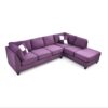 Malone - Sectional - Purple - Image 4