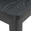 Topmax - Rustic Extendable Dining Table Set With Removable Leaf, 6 Upholstered Armless Dining Chairs And 2 Padded Arm Chairs, 9 Pieces - Black - Image 17