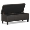 Afton - Storage Ottoman Bench - Tanners Brown - Image 16
