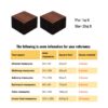 Interlocking Deck Tiles Striped Pattern 20 Pieces Waterproof Anti Mildew - Brown - Image 25