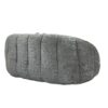 Durable Comfort High Back Bean Bag Sofa Lounger For Adults And Kids - Gray - Image 17