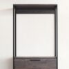 Monica - Walk In Closet With 3 Drawers And 1 Shelf - Gray - Image 4