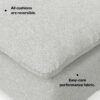 Jasmine - Center Sofa Module - Gray - Image 14