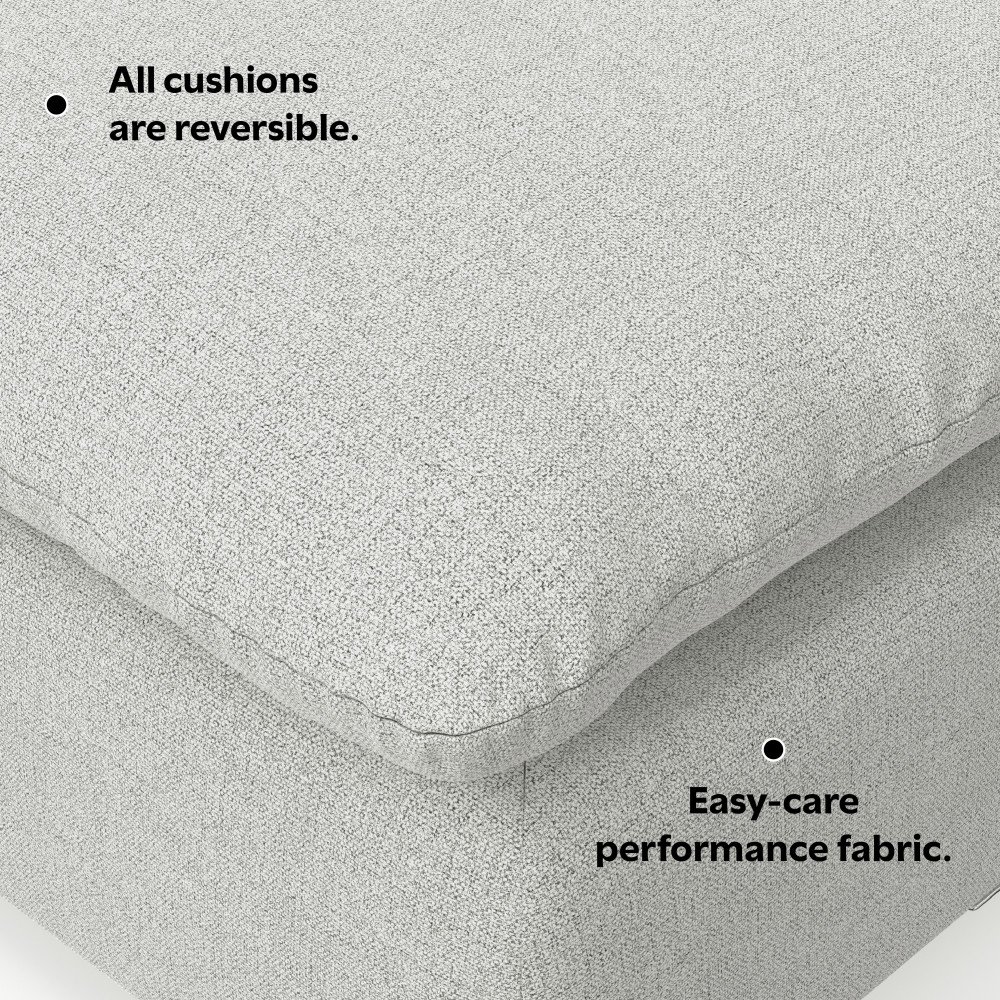 Jasmine - Center Sofa Module - Gray - Image 14