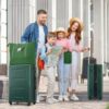 2 Piece Luggage Set With Bags Expanable Spinner Wheels ABS Lightweight Suitcase With Tsa Lock 20" / 24" - Green - Image 2