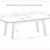 Draper - Mid Century Extendable Dining Table - Brown - Image 4