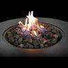 Fibre Reinforced Propane Gas Outdoor Fire Pit Table With Lid - Charcoal - Image 4