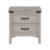 Alexandria - Nightstand, Mountain Mist Finish - Gray - Image 4