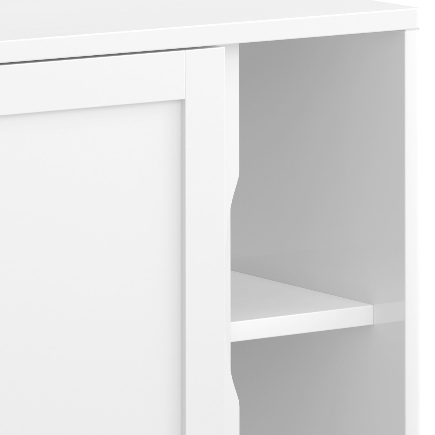 Harper - Low Storage Cabinet - White - Image 5