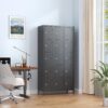 15 Door Lockers With Lock For Employee Storage - Black - Image 4