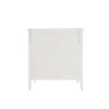 3 Drawer Cabinet With Hollow Carved 3 Drawer Dresser Storage Chest With Metal Handles For Entryway Living Room Bedroom - Beige - Image 17