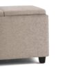 Avalon - Storage Ottoman - Natural - Image 7