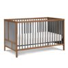 Pixie Finn - 3 In 1 Crib - Walnut, Charcoal - Image 2
