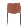 Duke - Industrial Side Chair (Set of 2) - Black / Cognac - Image 5