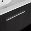 Modern 36" Bathroom Vanity With Ceramic Sink And Soft Closing Doors - Dark Oak - Image 20