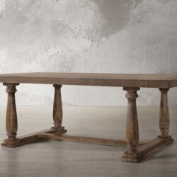 Bernard - Weathered Dining Table - Oak