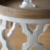 Large Distressed Side Table - White - Image 12
