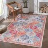 Maval - 3' X 5' Washable Area Rug - Cream - Image 2